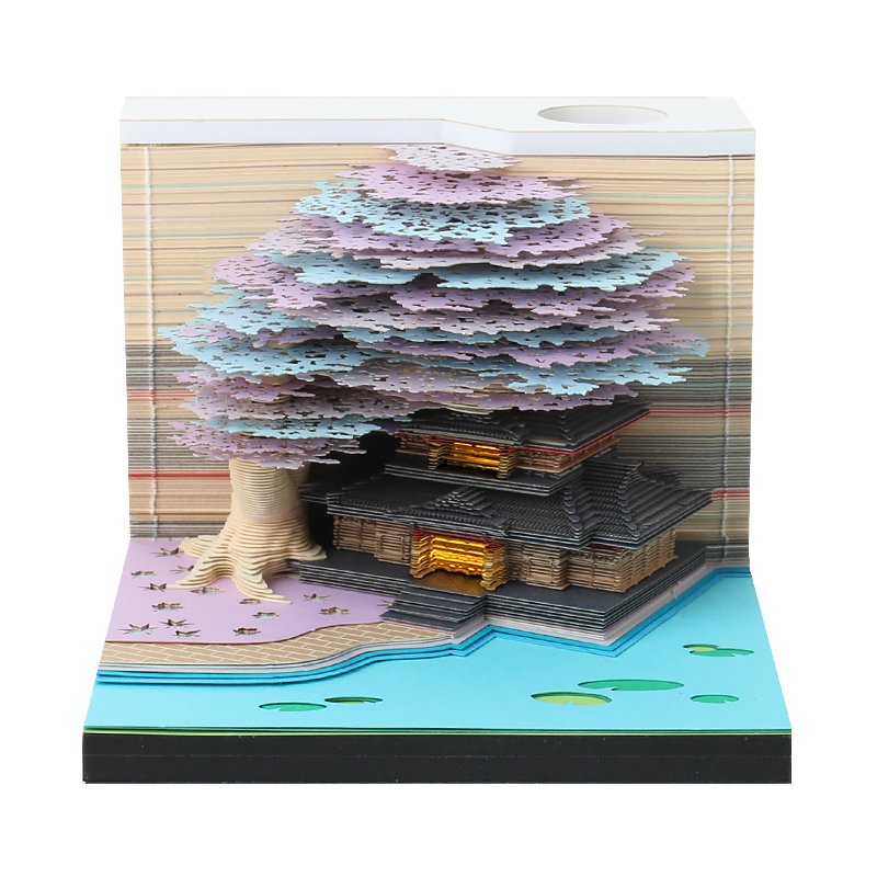 Creative Design Marriage Tree 3d Laser Custom Memo Pad Sticky Note