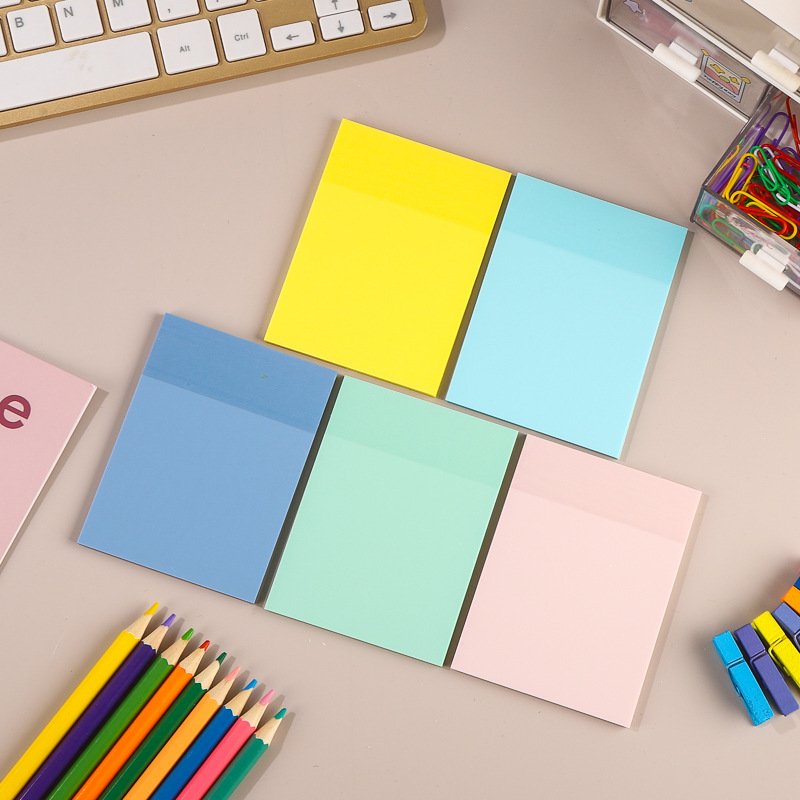Transparent Sticky Notes, Index, Error Correction, Key Marks, Color, Writable N Times, Pet Sticky Notes.