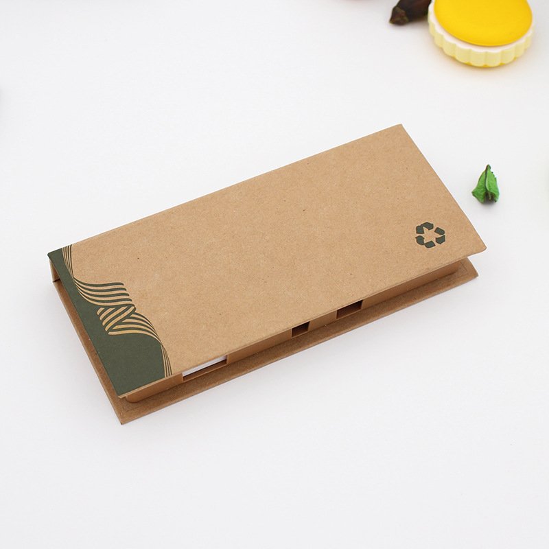 Sticky Note And Pen Set Promotional Pu Leather Cover Sticky Note Sets Memo Pad Sticky Notes With Calendar Wholesale