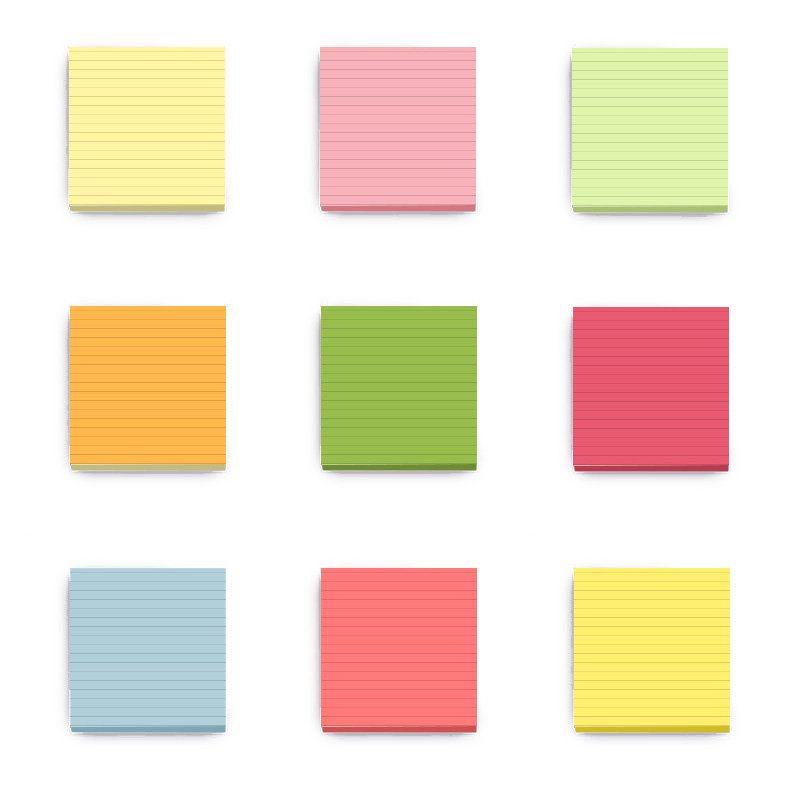 Lined Sticky Notes Ruled Post Sticky Colorful Super Sticking Power Memo Pads Strong Adhesive