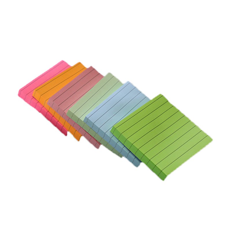 Lined Sticky Notes Ruled Post Sticky Colorful Super Sticking Power Memo Pads Strong Adhesive