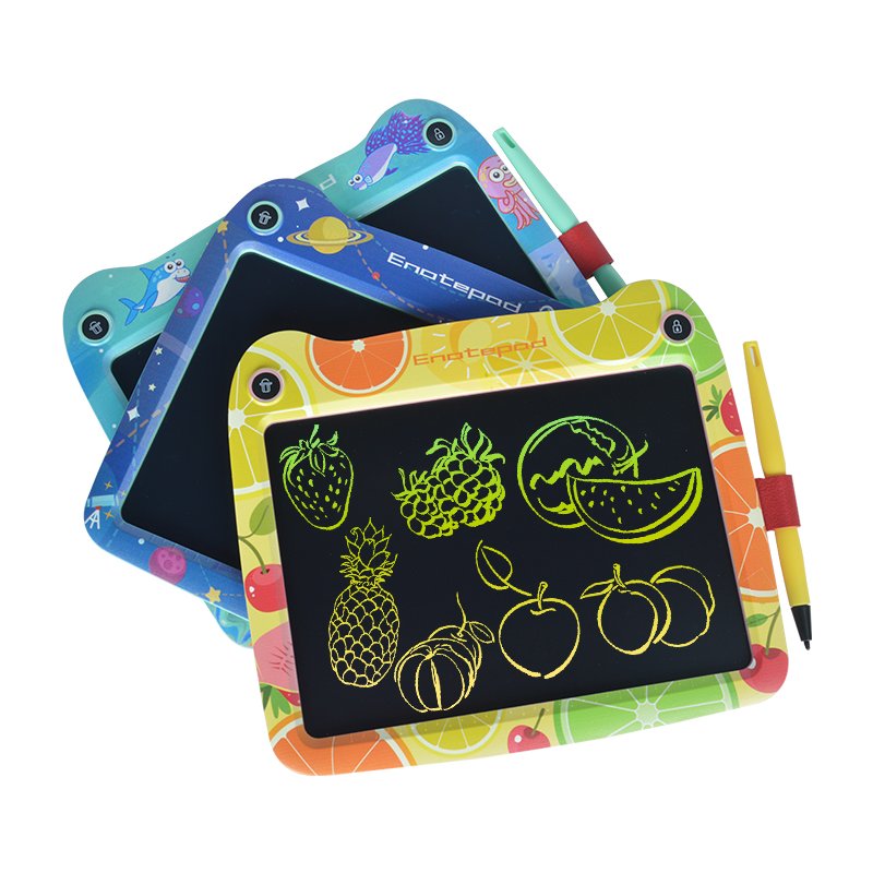 Memo digital Anak-anak Colour Doodling Notepads Escritura Slate Inches Lap Lcd Tablet For Kids Birthday Return Gifts For Kids