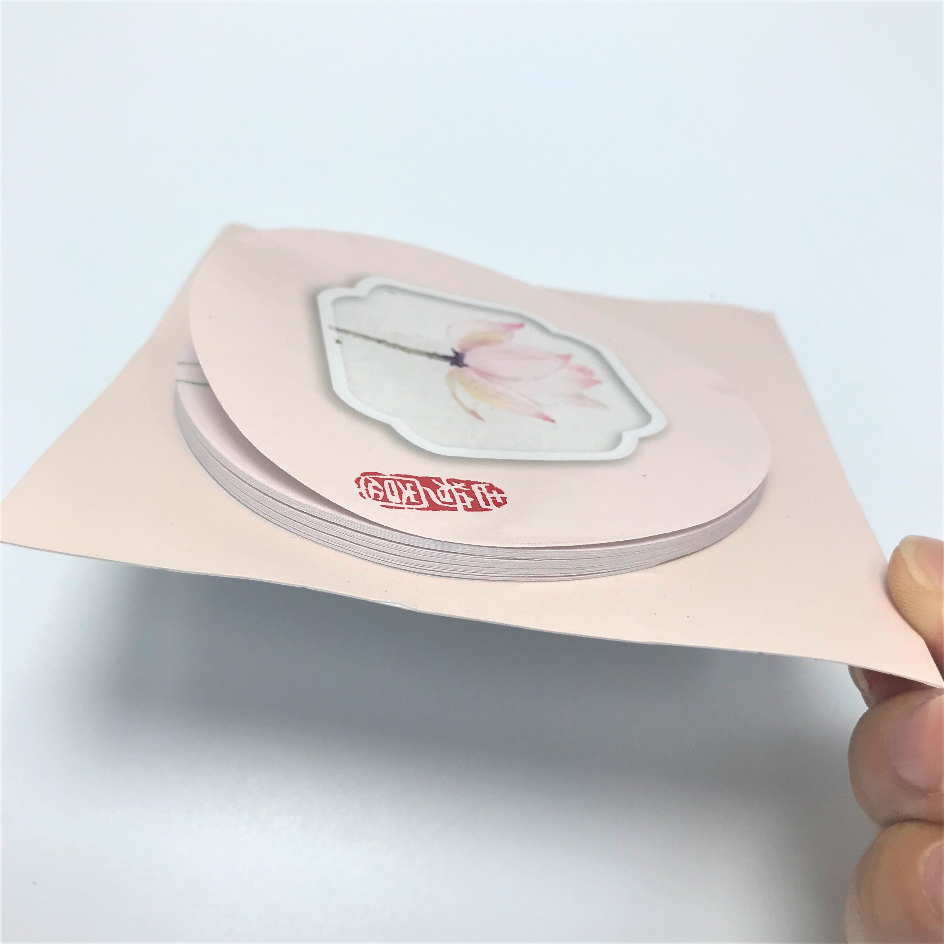 Customized Post Animal Kawaii Stationary Label Die Cut It Sticky Paper Cute Cat Shaped Sticky Notes for Writing Memo Pad