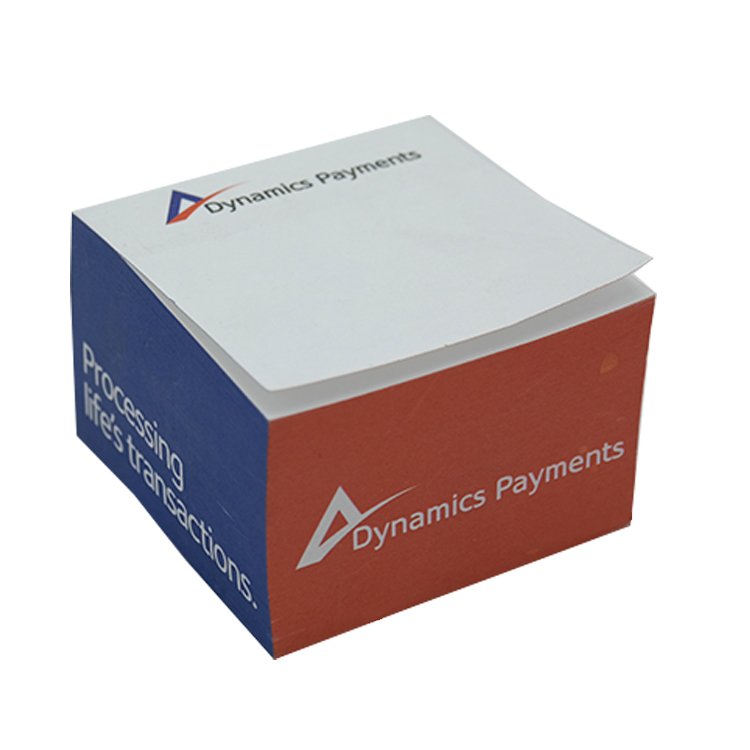 Customized Side Printing 3d Block Sticky Notes Memo Pads for Promotional