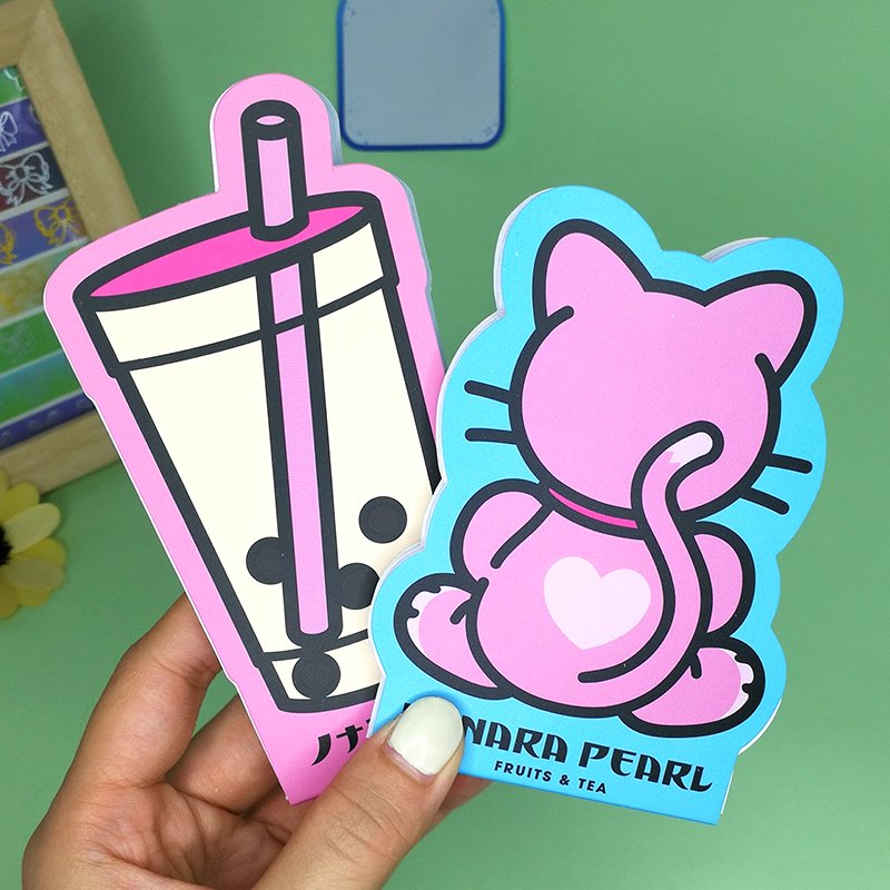Hot sale custom decorative creative trendy aesthetic nature memo pads and sticky notes