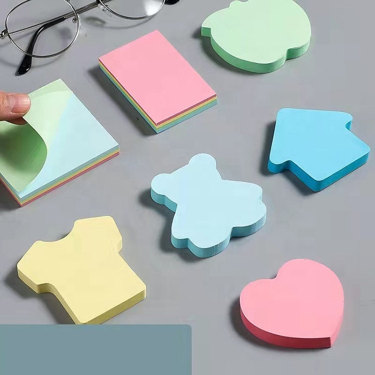 Custom Colored Mini Lined Sticky Notes Set 80Sheets Office Stationery School Post Self Stick Notes