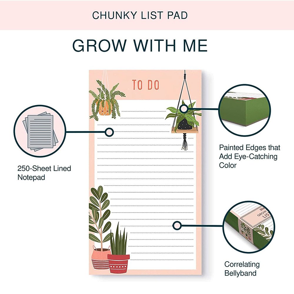 Printing Notepads Daily Lined Planner Office Study Gift Desktop To Do List Memo Pad Tear Off Note Pads