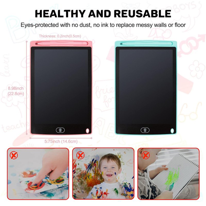 8.5/10/12 inch LCD writing pad Electronic drawing pad Small blackboard LCD writing pad