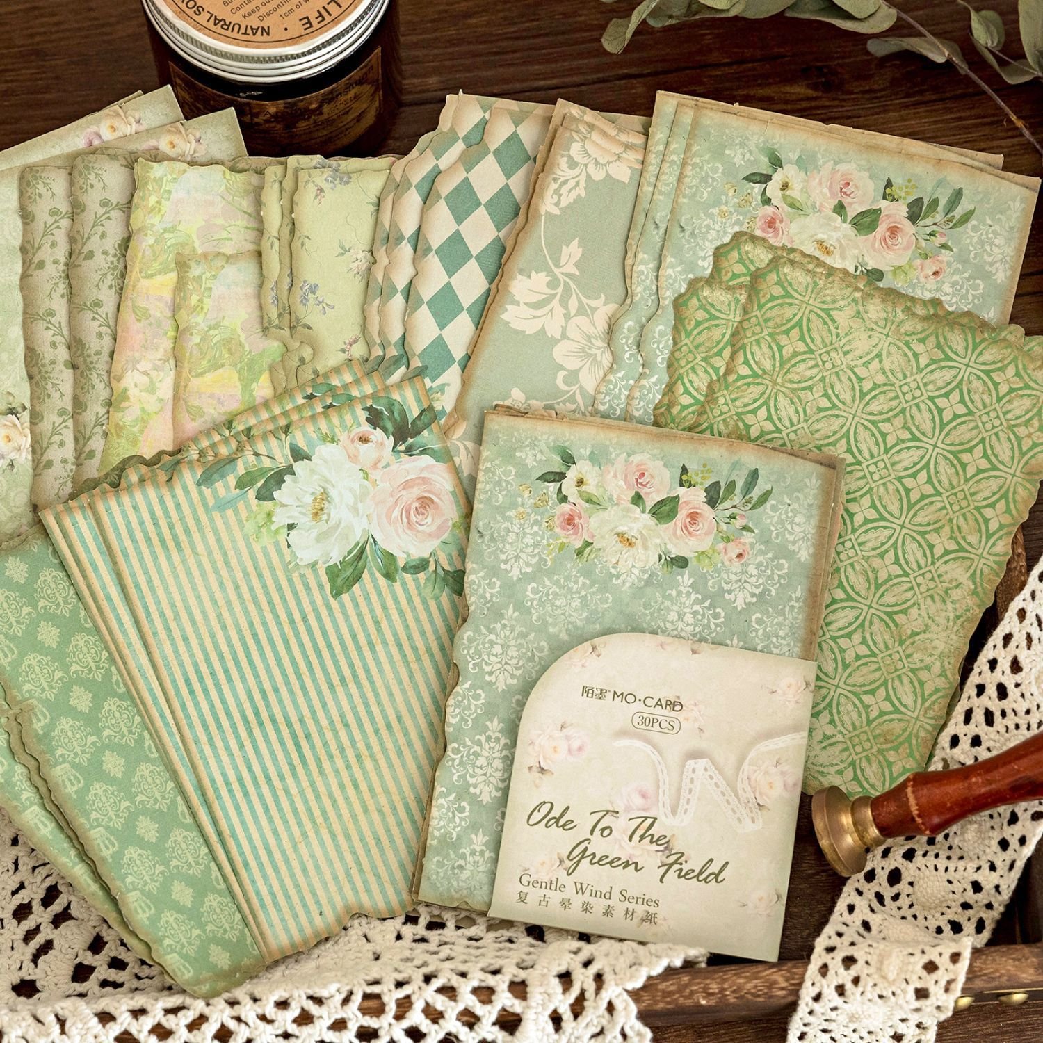 Vintage DIY Scrapbook Paper Craft Scrapbooking Album Junk Journal Decorative Stickers scrapbook paper memo pads