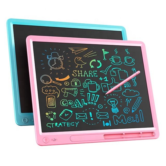 20 Inch Digital Drawing Boards Colorful Blackboard Memo Pads LCD writing tablets Easy to Post Notes for Study Work Daily Life