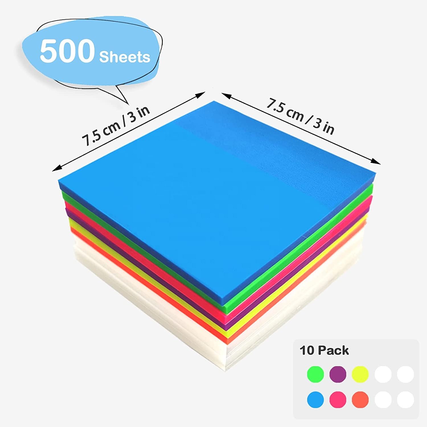 Bright See Throguh Post Sticky Notes Color Book Light color It Transparent Clear Stick Pads