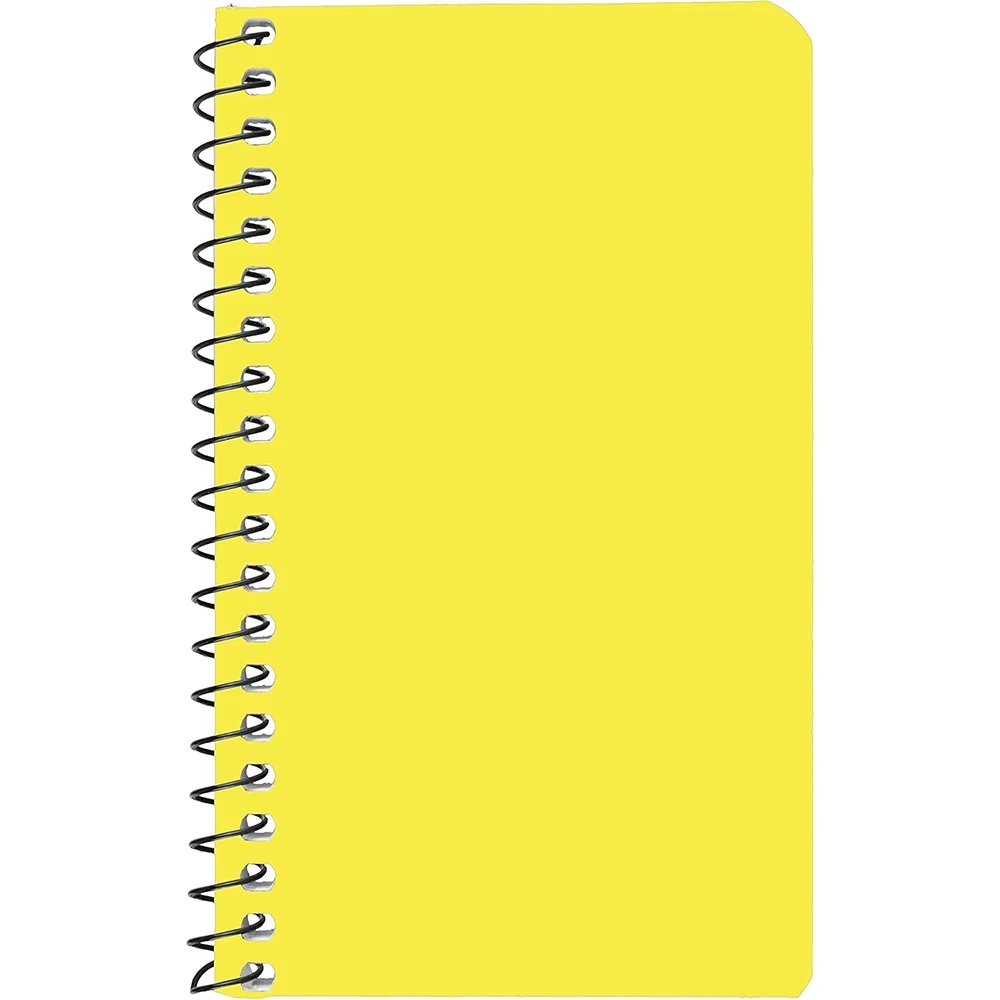 Custom inside notepad Office Paper 5 colors MEMO pads spiral note pads with personalized LOGO College Ruled Bulk pack cheap