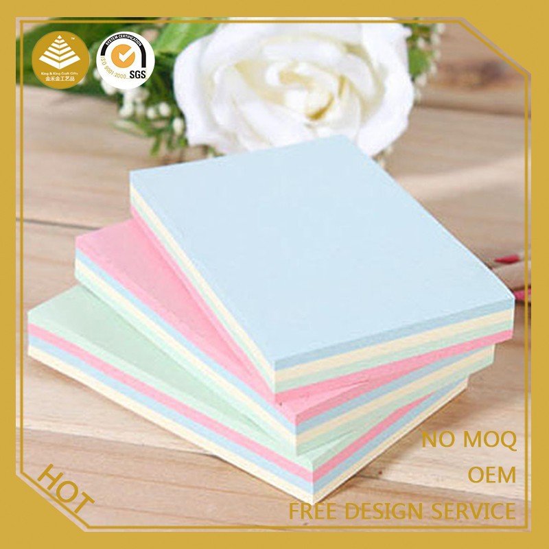 Guangzhou Factory Customized Eco Paper Printed School Stationery Cute Mini Memo Pad Magnetic Die Cut Sticky Notes Different