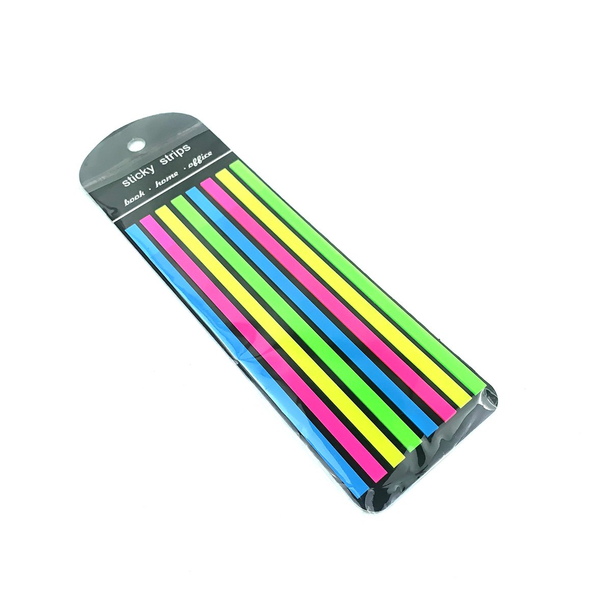 New design PET strip index sticker transparent PET memo pad colorful waterproof mark sticky note paper print