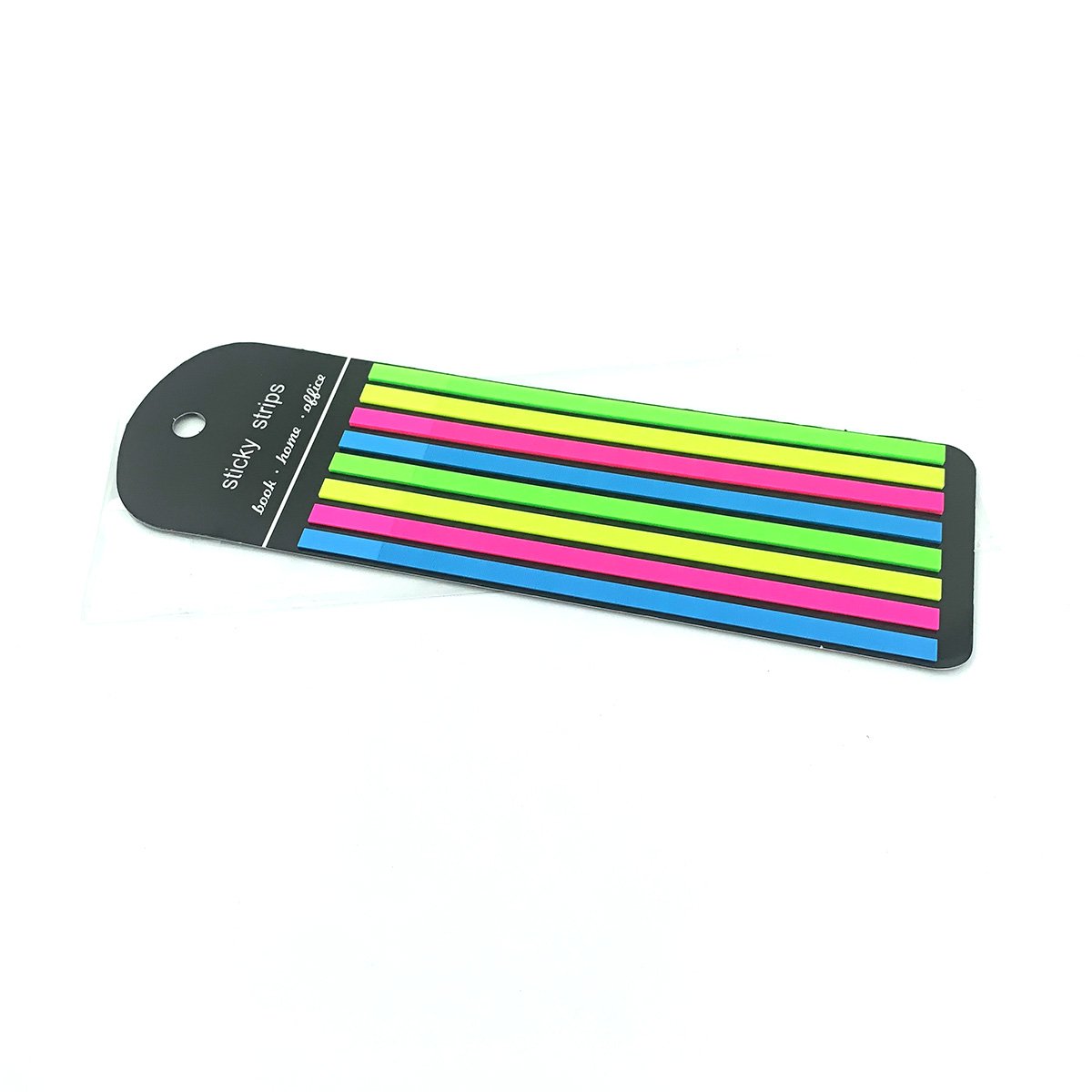 New design PET strip index sticker transparent PET memo pad colorful waterproof mark sticky note paper print
