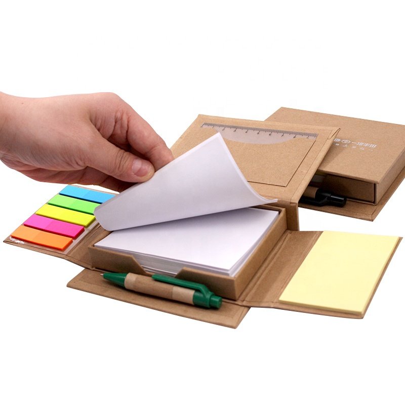 Free Sample eco friendly Sticky Notes Set mini Memo Pad customized manufacturer 2020 New products