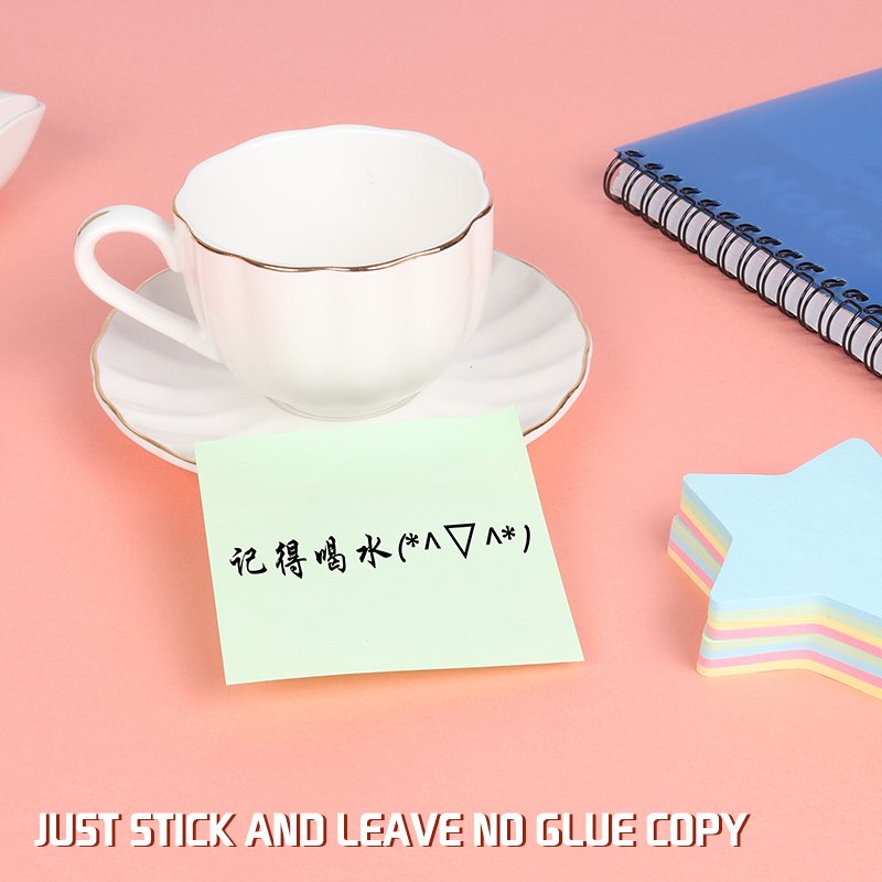 Custom 3*4 Inches Sticky Notes Memo Pad Multicolor 102*76mm Sticky Note For Student Bookmark School Diary Writing Notes