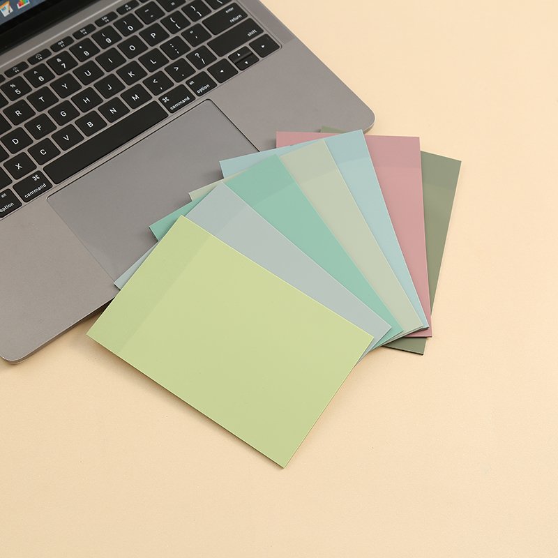 1pcs 3.94*5.91in Superior Quality Flexible Usage Convenient And Fast PET Transparent Memo Pad