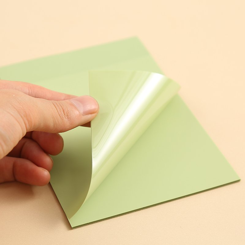 1pcs 3.94*5.91in Superior Quality Flexible Usage Convenient And Fast PET Transparent Memo Pad