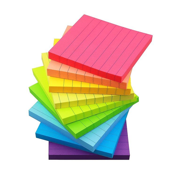 Wholesale Custom Super Sticky Notes School Supplies and Office Products Memo Pad Sticky Notes 3x3 Paper Stickers