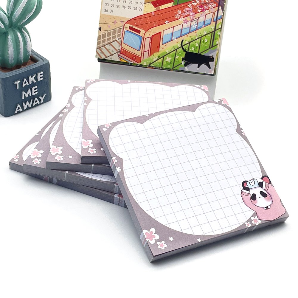 Custom note sticki Multi-color Notepads For School Diary Writing Notes Easy to Post Notes for Study, Works, Daily Life