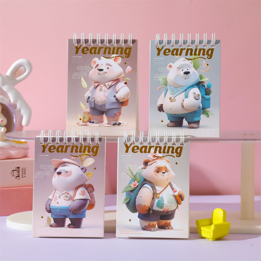 Notebook Portable Handbook Coil Book Cute Cartoon High-value Notepad Travel Plan Customization Paper Promotion Address Book 70