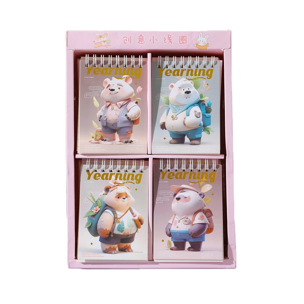 Notebook Portable Handbook Coil Book Cute Cartoon High-value Notepad Travel Plan Customization Paper Promotion Address Book 70