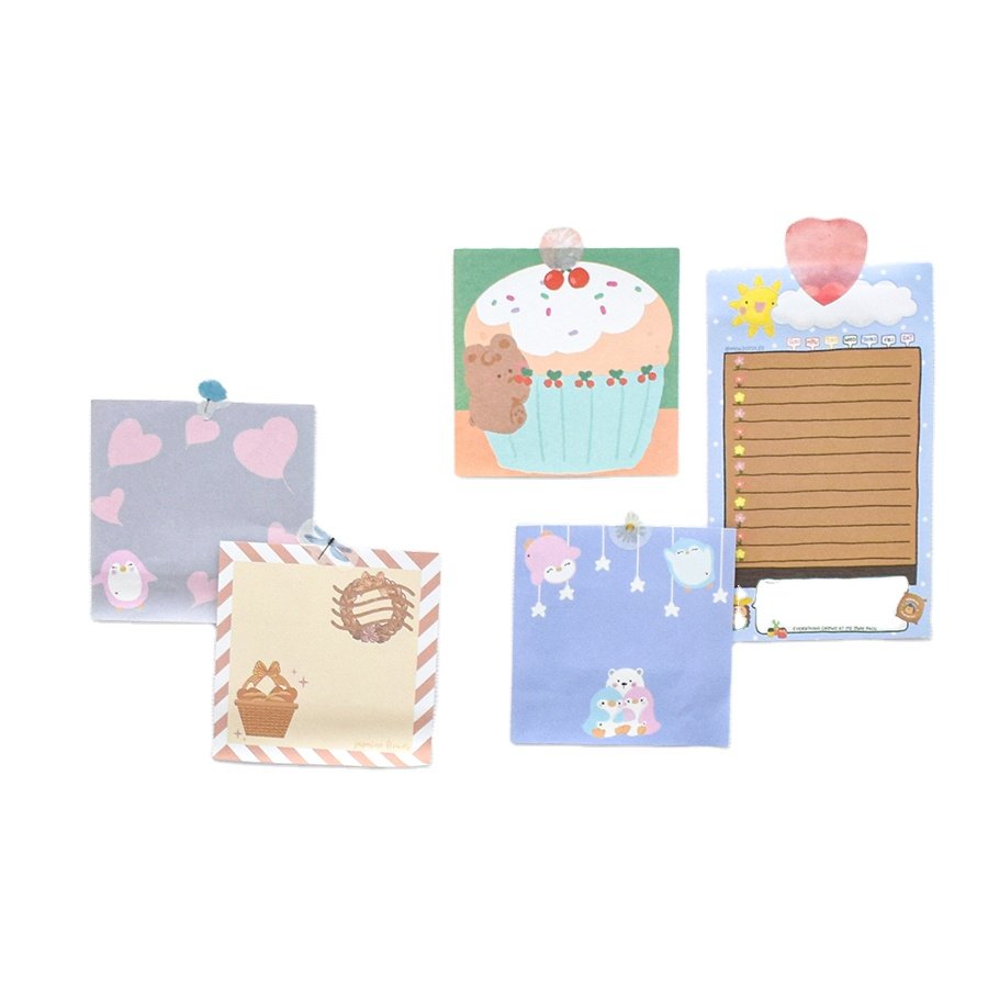 Paper Office Supplies For Kids Hawaii For Hotel Gradient Eco Friendly Die Cut Daily Planner Sticky Notepads Cute Notepads
