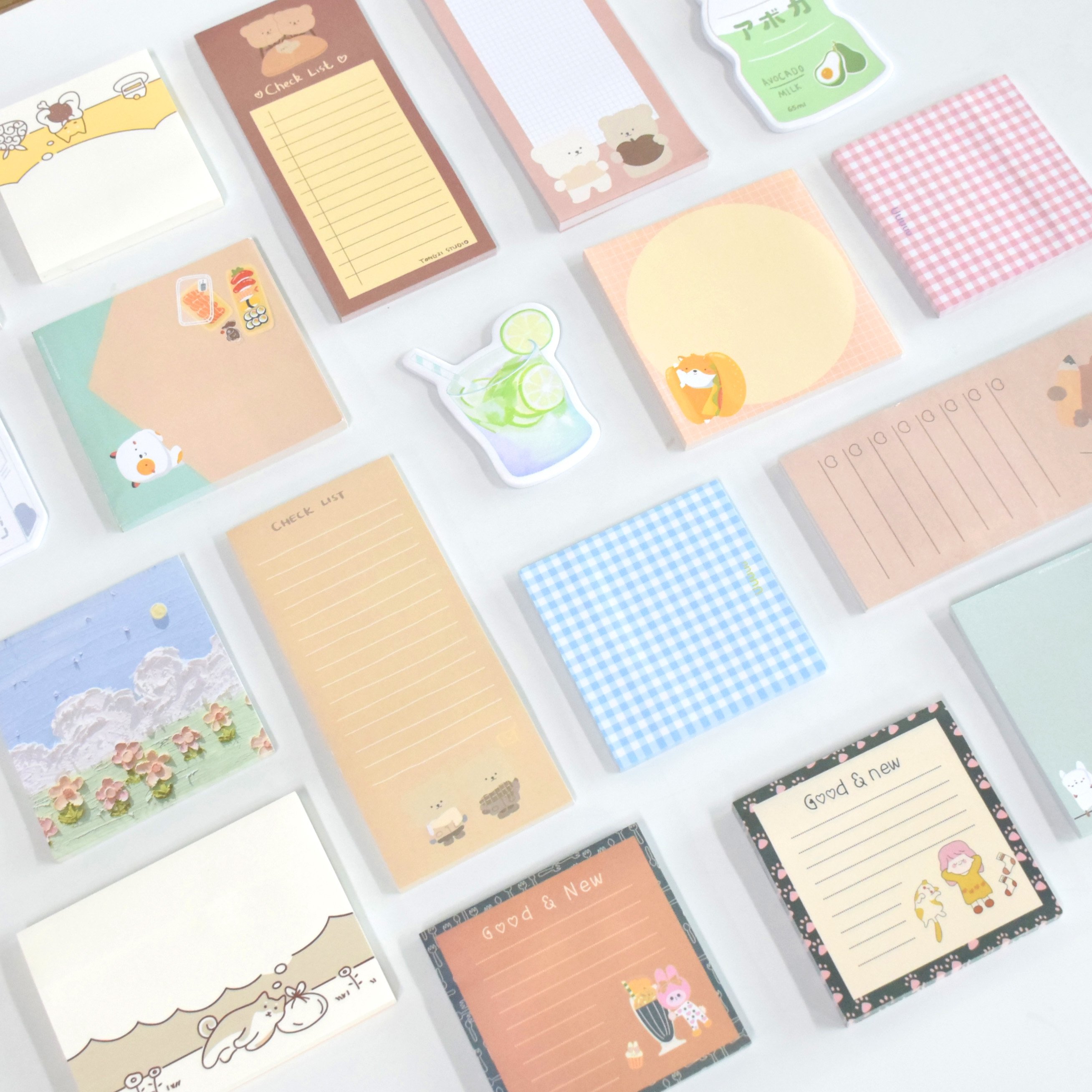 Paper Office Supplies For Kids Hawaii For Hotel Gradient Eco Friendly Die Cut Daily Planner Sticky Notepads Cute Notepads