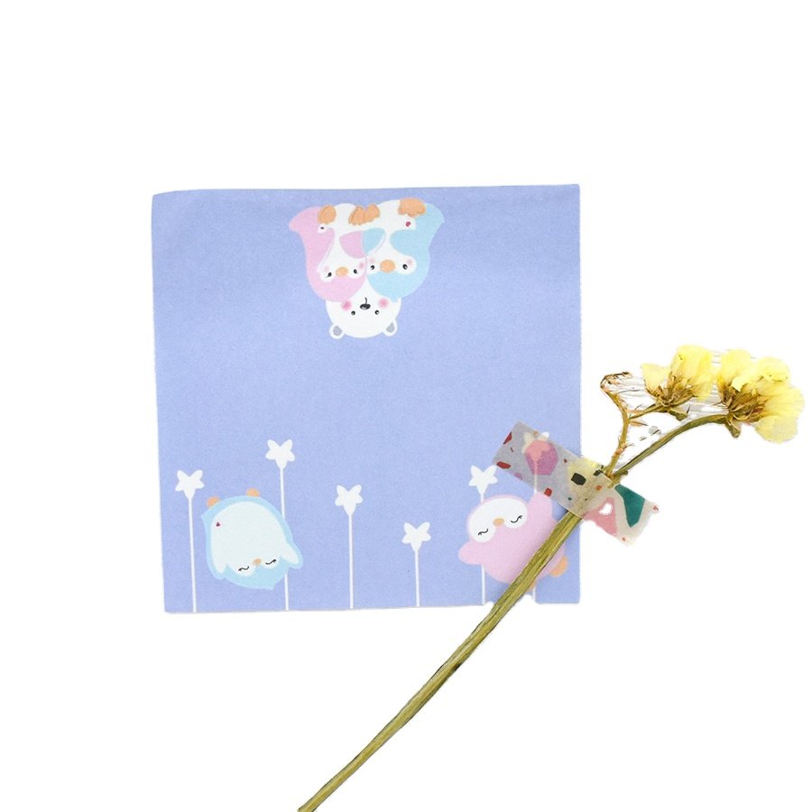 Paper Office Supplies For Kids Hawaii For Hotel Gradient Eco Friendly Die Cut Daily Planner Sticky Notepads Cute Notepads