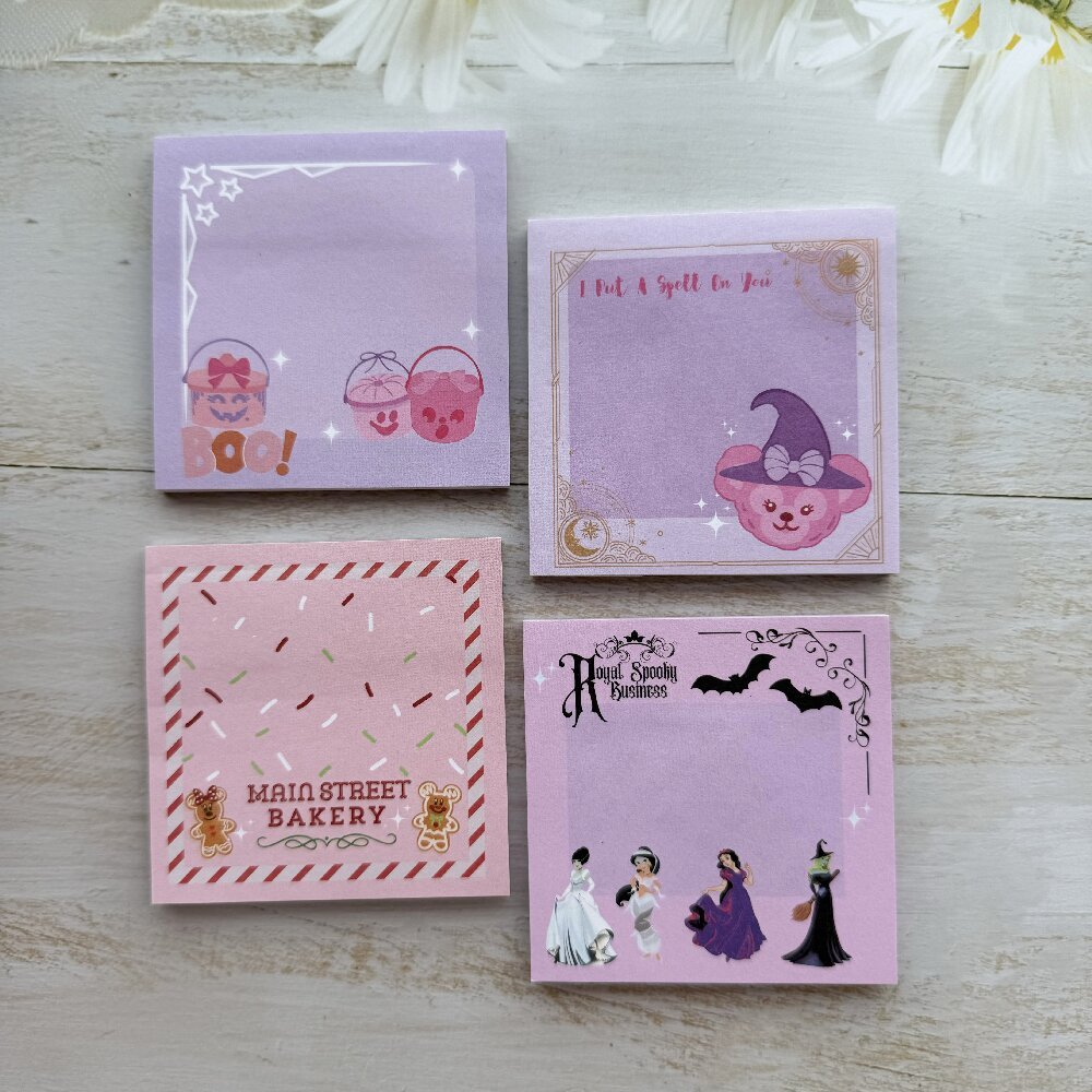 high quality Customized design 3x3 inches Die Cut Shape Sticky Notes memo notepad with Printing Company Logo