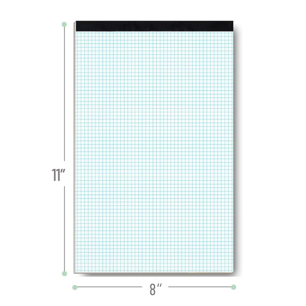 Custom Printed Personalised A4 MEMO PadS Graph Paper Grid Paper Notepads with Logo for Math&All Subject school office gift