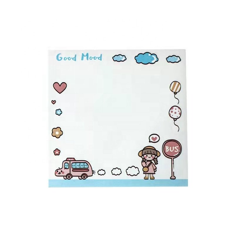Translucent Note Pads With Logo Eco Friendly Memo Pad Sticky Notes