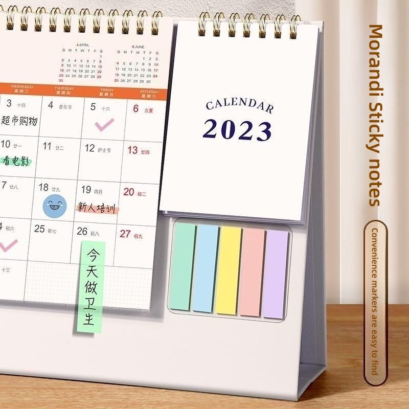 new style custom notepad memo pad creativity calendar planner 2023 2024 desk calendar custom
