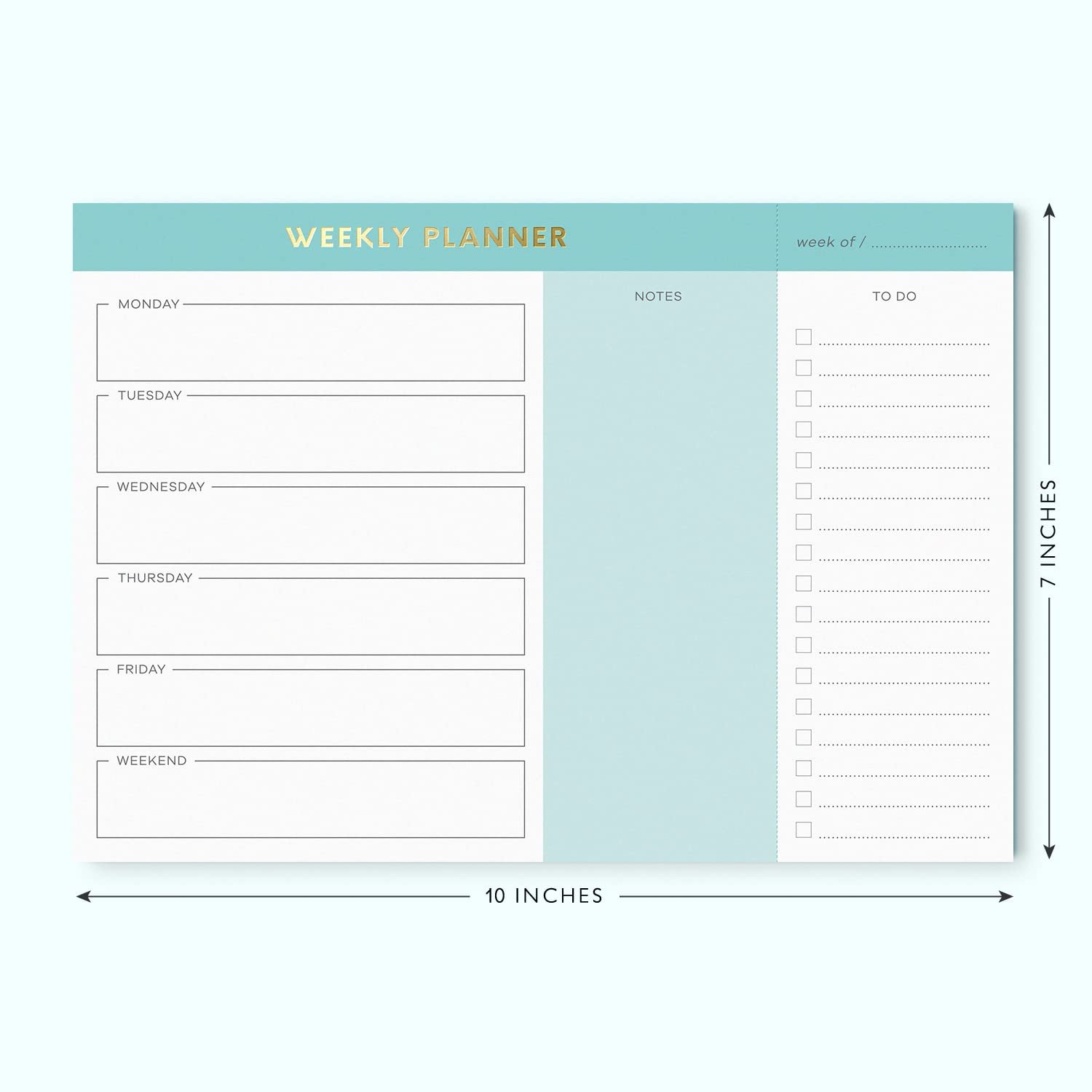 Customize Weekly To Do List Note Pads Large Weekly Planner Notepad with Daily Planner Magnetic Work Planner Checklist Notepads