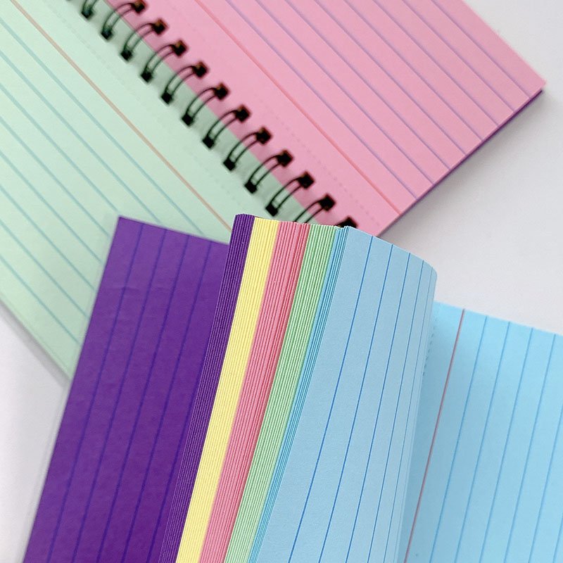 Wholesale Simple Style Students Stationery Spiral Weekly Planner Notepads Custom Logo Memo Pad