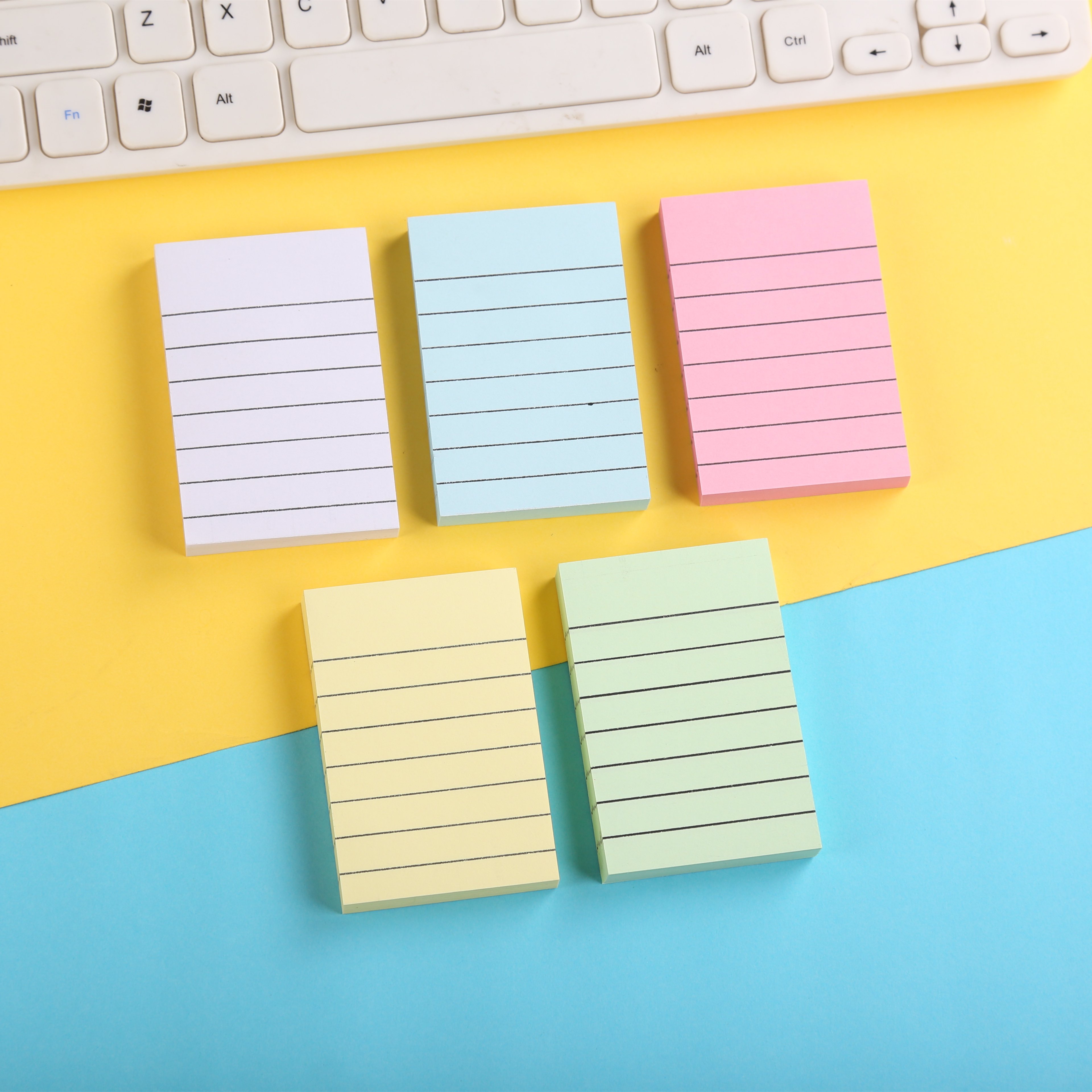 3*2inch Wholesale Page Markers Stationery students Custom Pastel color Note Pad School colorful Memo Pad Office Sticky Notes