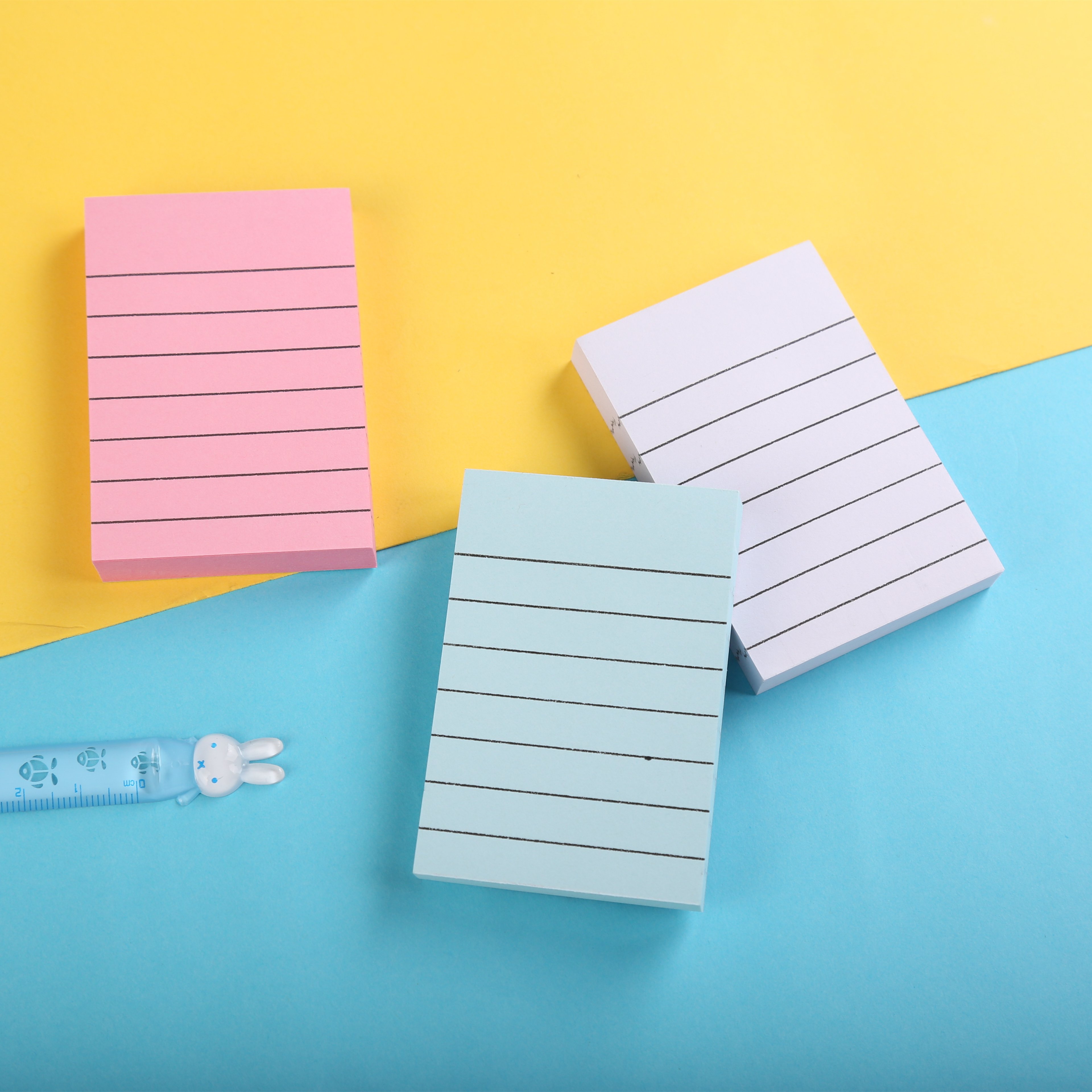 3*2inch Wholesale Page Markers Stationery students Custom Pastel color Note Pad School colorful Memo Pad Office Sticky Notes