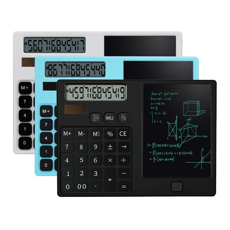 Pockets doodle pad multifunction science calculator Mini folding writing digital LCD drawing tablet kids education 6 inch board