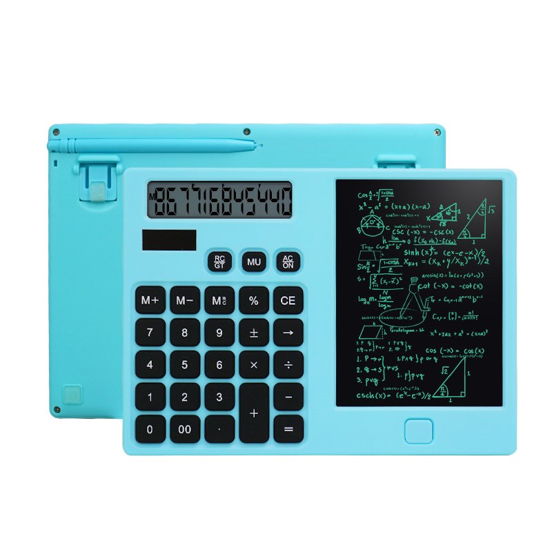 Pockets doodle pad multifunction science calculator Mini folding writing digital LCD drawing tablet kids education 6 inch board