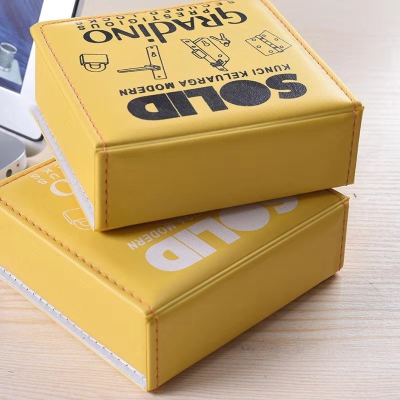 Custom Sticky Notes Memo Pad with Pu Leather Box