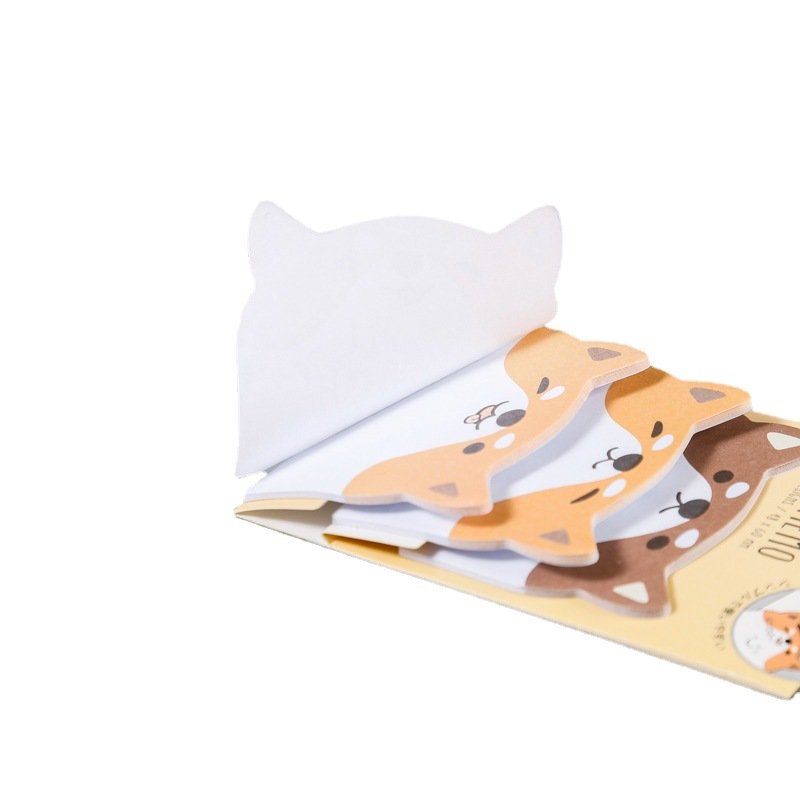new design cute funny portable mini cartoon themed animals memo pad