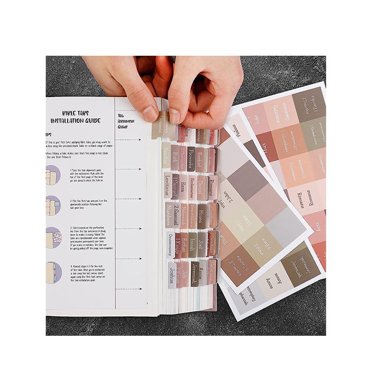 factory OEM Bible Tabs with 39 tabs for the Old Testament 27 for the New Testament and 9 blanks for personalization Bible Tabs