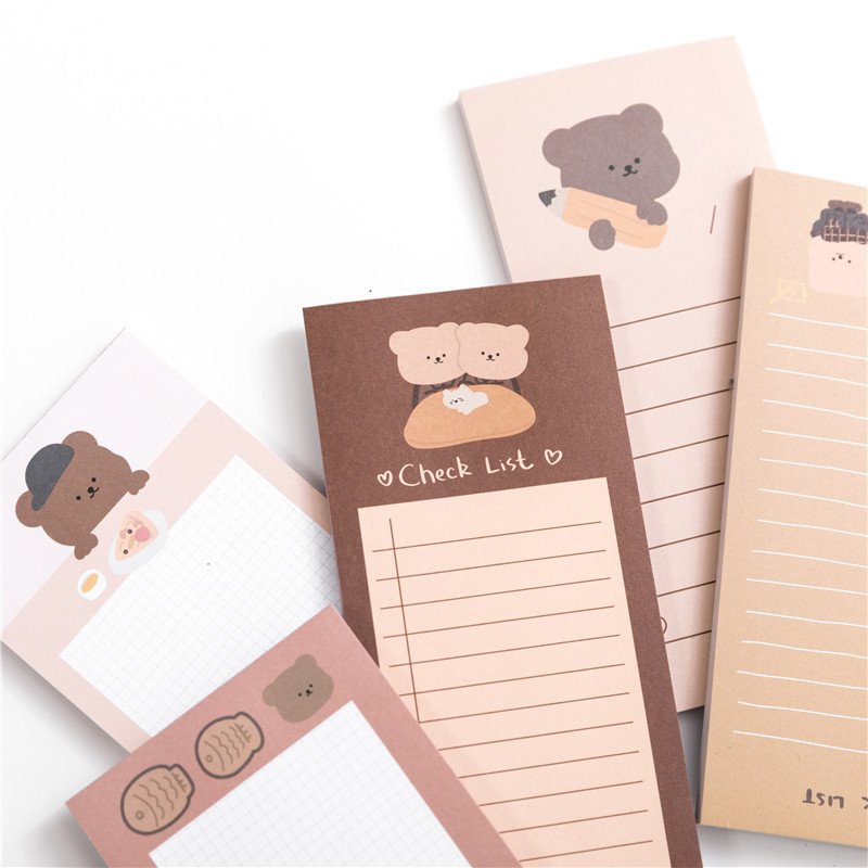 Promotional Office Supplies Stationery 50 Sheets Kawaii Printing Memo Pad Notepad