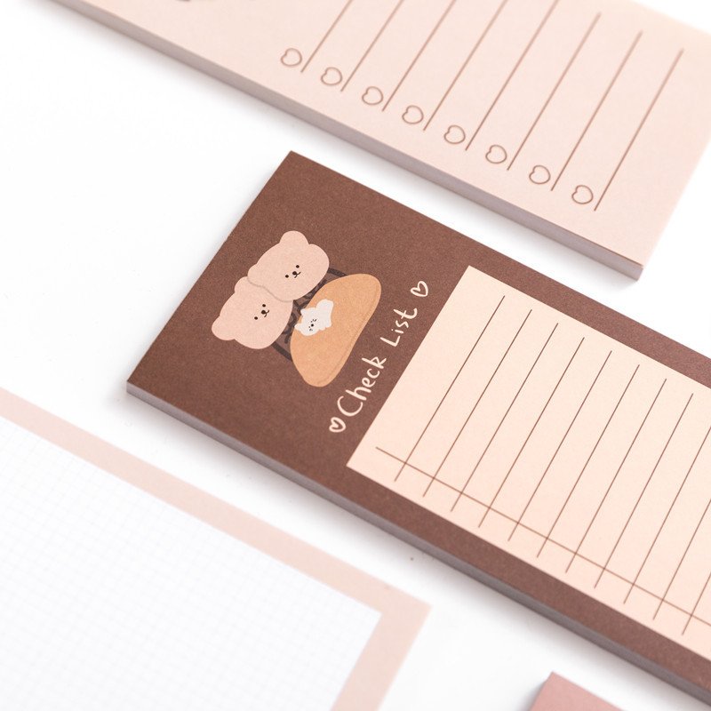 Promotional Office Supplies Stationery 50 Sheets Kawaii Printing Memo Pad Notepad