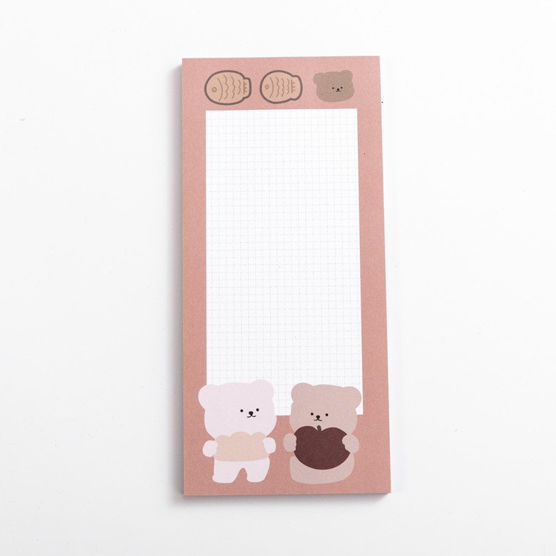 Promotional Office Supplies Stationery 50 Sheets Kawaii Printing Memo Pad Notepad