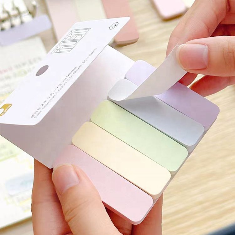 Portable Waterproof Decoration Various Shapes Sticky Notes Notepad Adhesive Sticky Note Tab Sets Sticky Notes For Books