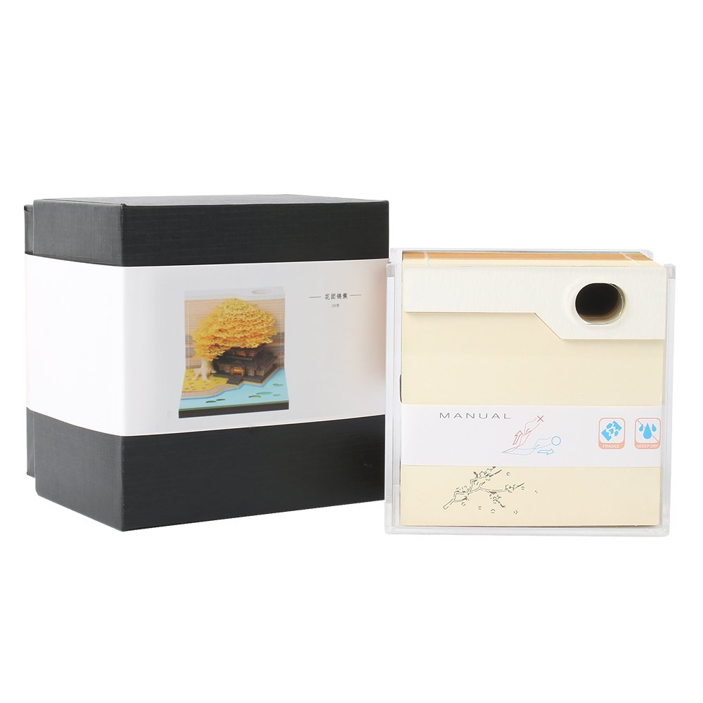 Promotional Customized Rectangular Desktop Sticky Note Set And Acrylic Box Memo Pad With Custom Logo