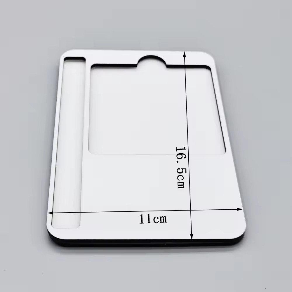 Personalized Blank MDF Sticky Note Pad Sublimation Blanks Wooden Teachers Sticky Note Holder