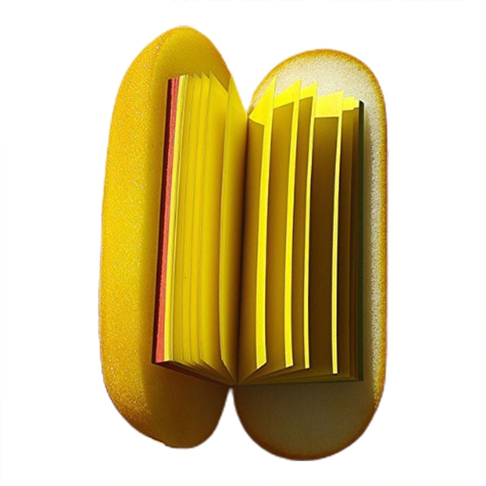 Kids Funny Sandwich Hamburger Burger Shaped Stationary Accessories Notepad Food Sticky Notes